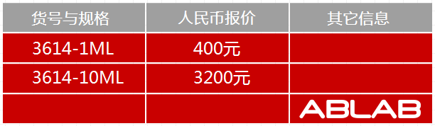 3614-FITC-兔抗小鼠IgG(H+L)